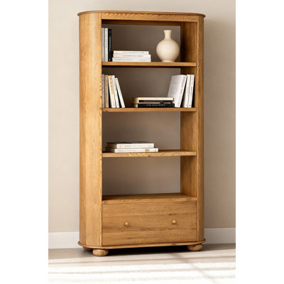 Astrid 1 - Drawer Bookcase In Solid Oak Wood