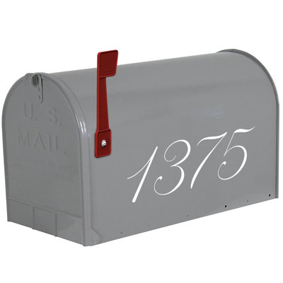 4 po Numéro de maison de l’autocollant