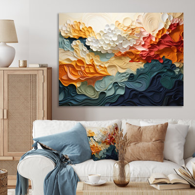 Biomorphism Forms VI On Canvas Print