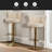Swivel Bar Stools Set Of 2 Adjustable Counter Height Chairs With Footrest For Kitchen, Dining Room 2PC/SET-1461743450