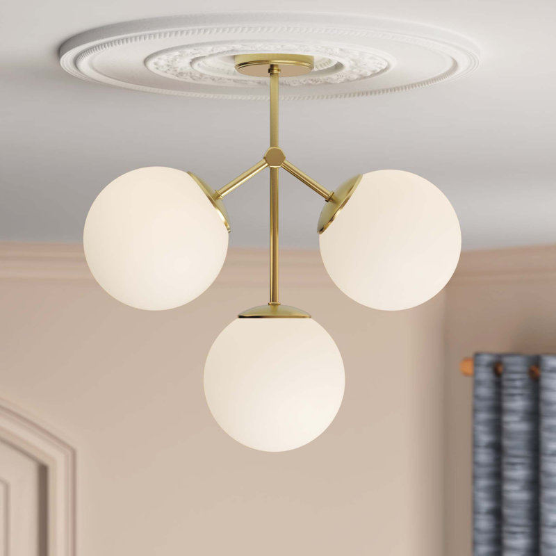 Navi 3 - Light Sphere Pendant, Gold