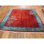 Floral Wool 1920s Antique Hand Knotted Pile Chinese Art Deco Rug