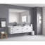 Miroir de salle de bain à DEL 82,71 x 46,83 po - Ip54 imperméable, couleur réglable, aluminium, meuble-lavabo à lumière blanche à DEL 84 x 48 po, brouillard, facile à monter,-1978449311