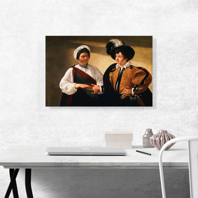 " The Fortune Teller 1594 " by Caravaggio Painting Print