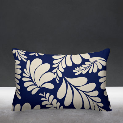  Floral Outdoor Rectangular Pillow Cover & Insert