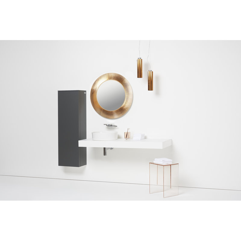 Kartell Flat Wall Mirror, Amber