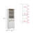 St. Clair Linen Cabinet, Two Interior  Shelves, Two Open Shelves-1622345025