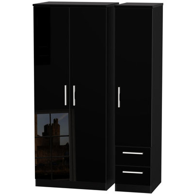 Yvette 3 Door Wardrobe