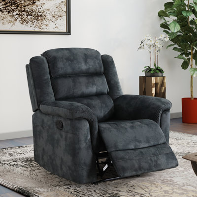 Fauteuil inclinable standard standard en microfibre respirante 38,6 po Sidh