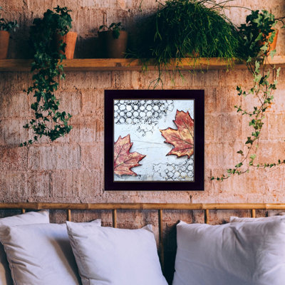 "Channeling Fall 3", art mural encadré pour le salon, décoration murale par Britt Hallowell