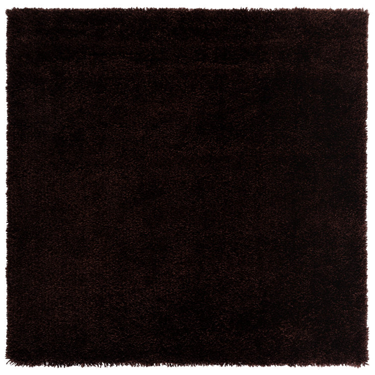 Assar Modern Handmade Shag Chocolate Area Rug