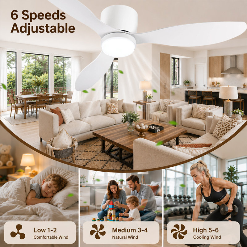 52-Inch Ceiling Fan With Light
