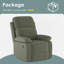 3-Position Padded Seat Upholstered Recliner with Adjustable Legrest and Backrest-1362813587