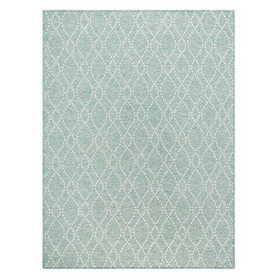 NICOLE MILLER NEW YORK Corin Distressed Outdoor Area Rug