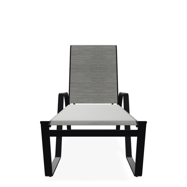 Holna Outdoor Rust-Resistant Metal Chaise Lounge