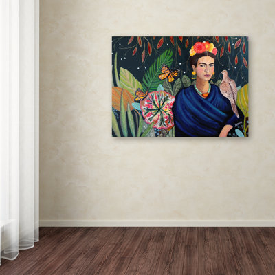« frida », reproduction d’impression sur toile tendue
