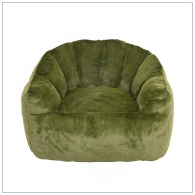 Fauteuil à billes, fauteuil à billes avec accoudoirs rembourrés de mousse à haute densité, canapé paresseux et confortable Fauteuil à billes pour adultes dans le salon, lecture dans la chambre à coucher