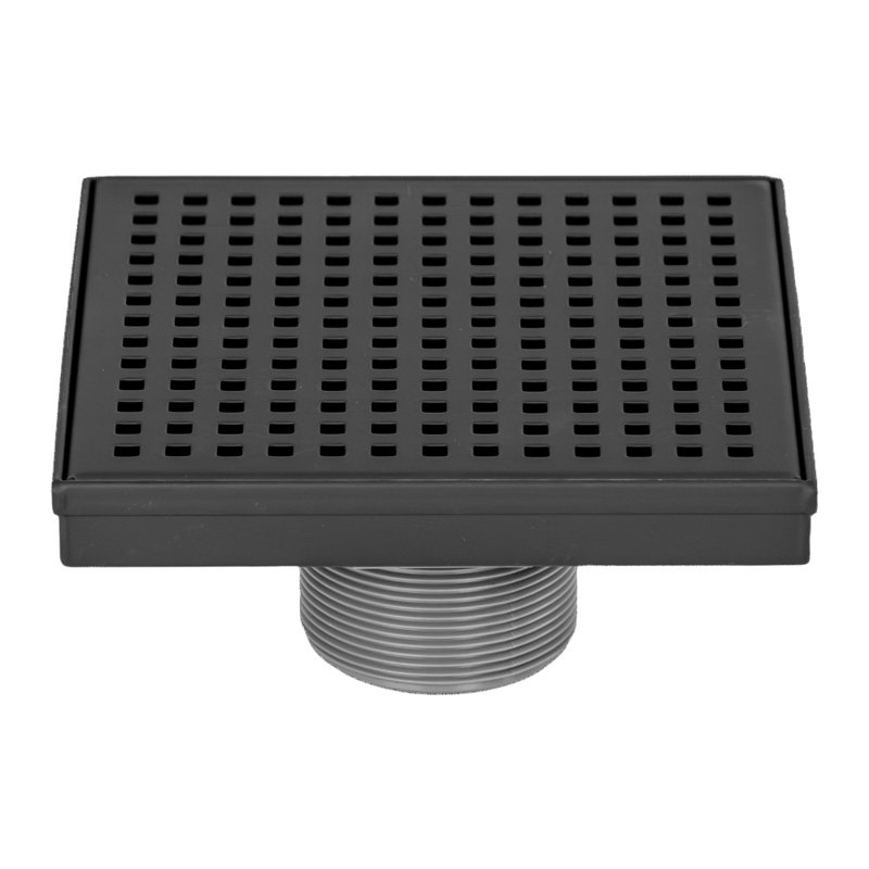 Grid / Tile-In Shower Drain, Matte Black