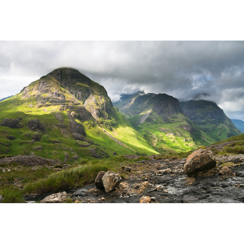 Trois soeurs de Glencoe - photographie sur toile tendue, H 8 po x l 12 po x P 1,25 po
