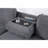 TERRITORY LIGHT GREY PULL OUT SOFA BED
