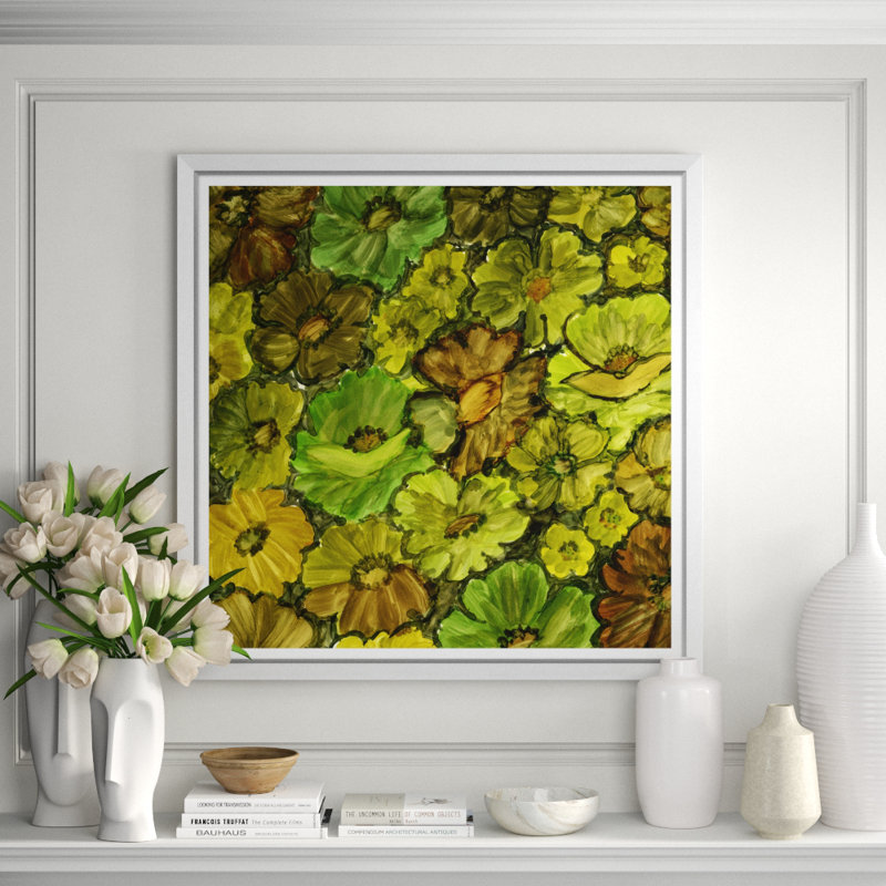 Green Textile Giclee Print