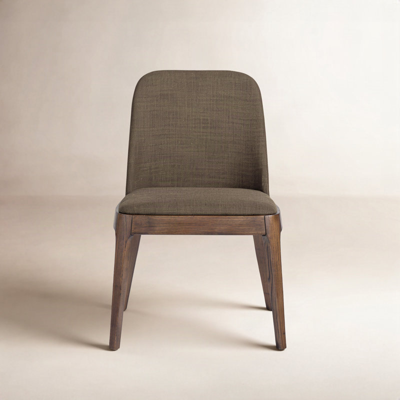 Verdi Dining Chair, Green/Dark Brown
