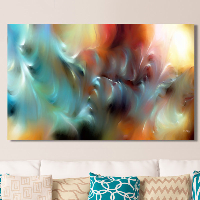 «God is Awesome and Glorious, Isaiah 57:15» par Mark Lawrence, reproduction sur toile flottante, Toile tendue
