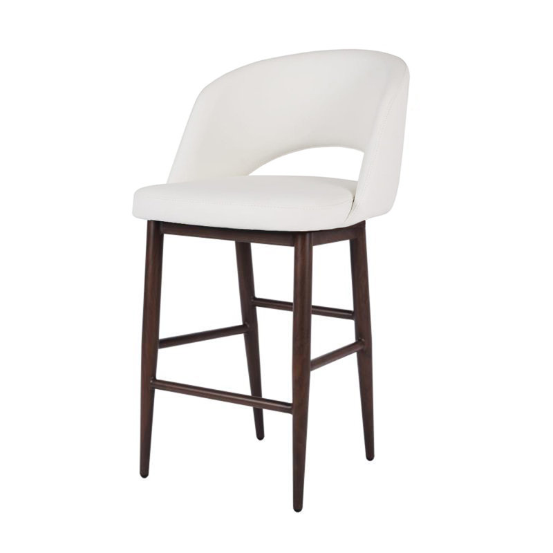 Tabouret de direction noir, Blanc