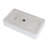 Modern 24"X14" Ceramic Vessel Sink - Rectangular, Stain , For Home, , Restaurant, Office Building Quality 24X14 Rectangular Bathroom White, Polished Surface, Different Uses