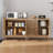 Sideboard Cabinet,Fluted Accent Cabinet with Two Doors & Shelves,Freestanding TV Stand,Coffee Bar for Living Room-914639160