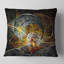 Art symétrique jaune numérique fleur - coussin imprimé abstrait-31479703-31479706