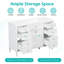 Freestanding Standard Free Standing Single Double Single Vanity Bathroom Vanity With Top-2086182374