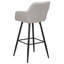 Aba Upholstered Bar Stool with Steel Frame-670517586