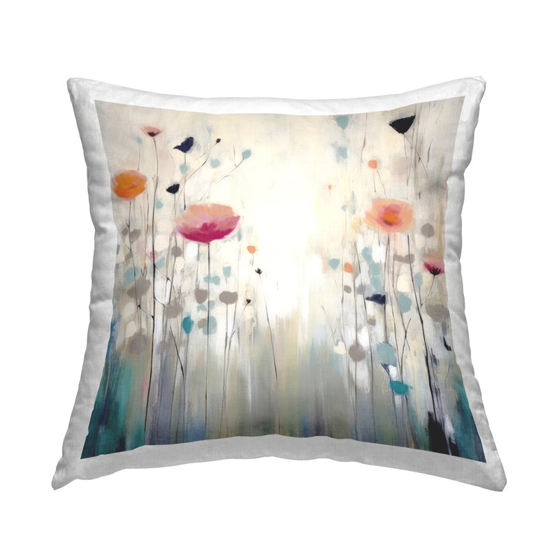 Floral Throw Pillow