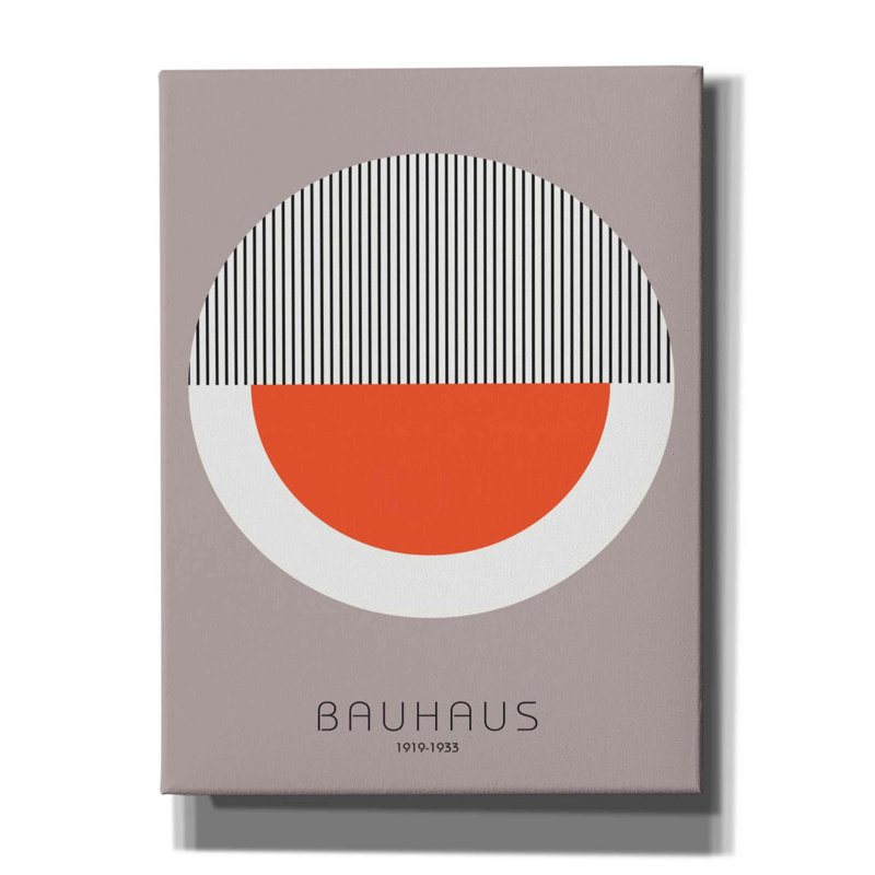 «Bauhaus 9» par Design Fabrikken, estampe numérique sur toile, H 16 po x l 12 po x P 0,75 po