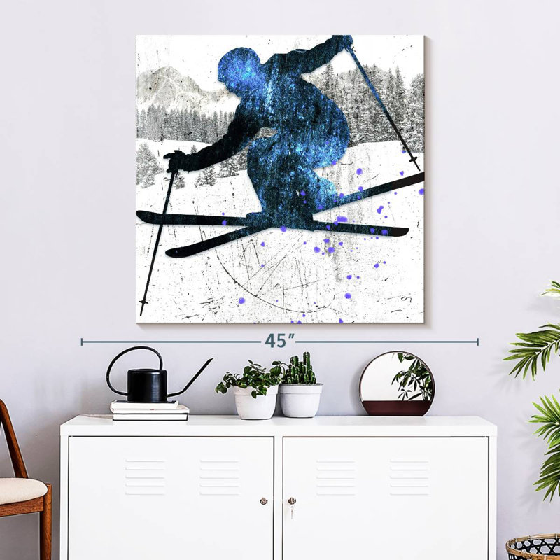 Sireci Extreme Skier II, 33" H x 33" W