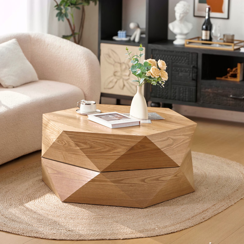 Table basse 36,61 po, Naturel