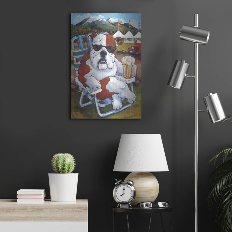 " Bully For Beer Fest " by CR Townsend, 24" H x 16" W