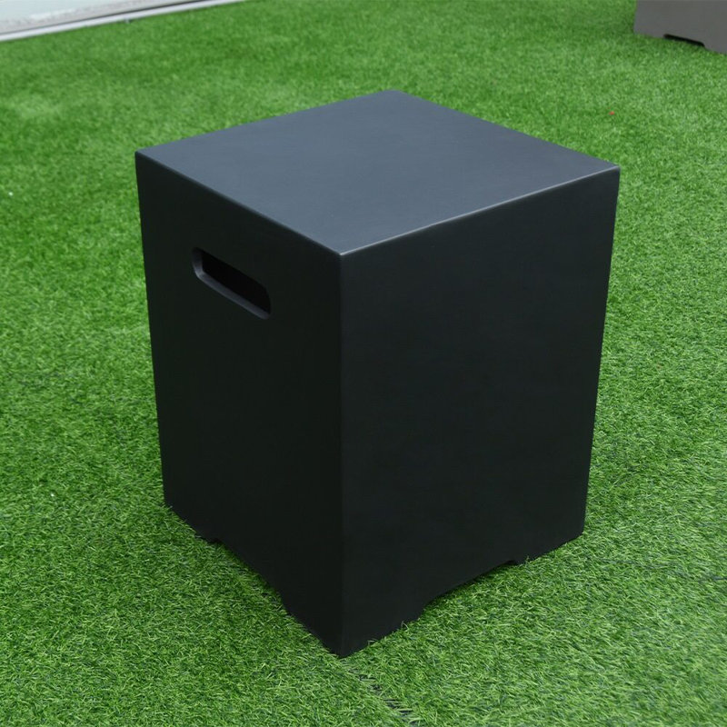 Modeno 15.7'' Square High Performance Cast Concrete Propane Tank Cover