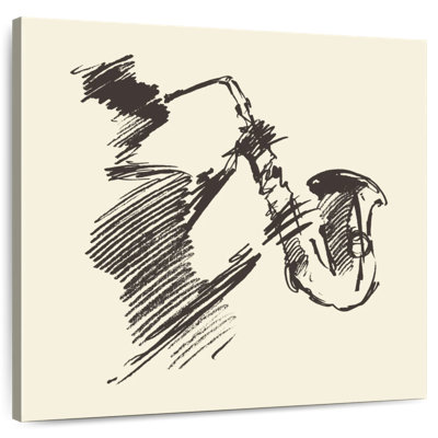 Abarca Abstract Saxophonist