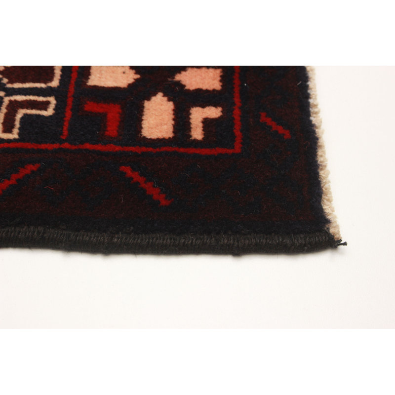 Teimani Black Rug 2'11" x 4'9"