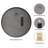 Modern Round Framed Wall Mounted Mirror-24520699-17459358
