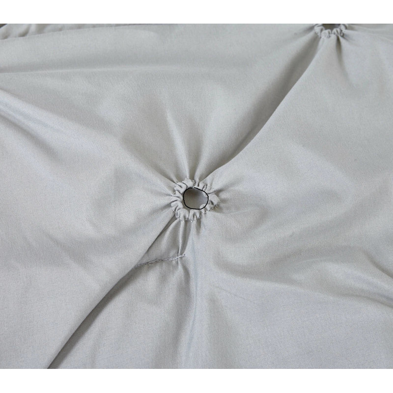 Bedspread with Pillow Shams Included, Silver