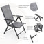 Ensemble repas d'extérieur carré de 60 po pour 8 personnes avec fauteuil inclinable Emy-1099430610
