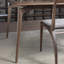 Table de salle à manger en noyer minimalisme-106645052