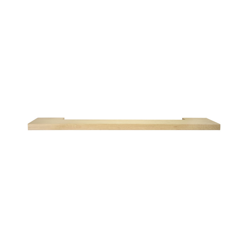 Solace Oak Floating Shelf (Shelf Only), Sunrise Oak, 1.5" H x 34" W x 6.5" D