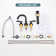 8-inch Widespread Faucet 2-handle Bathroom Faucet with Drain