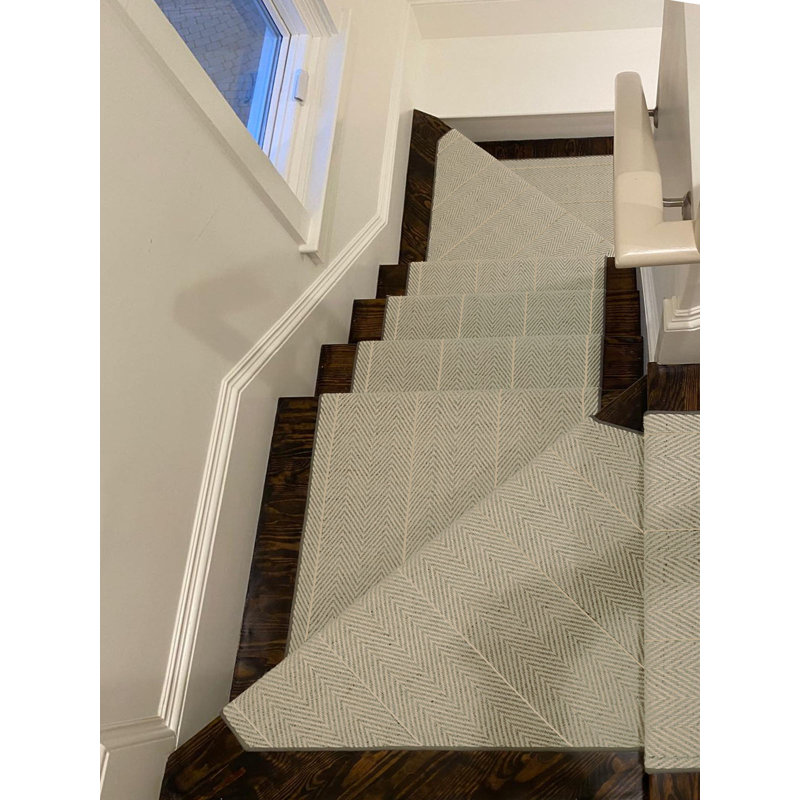 Tapis en laine fait à la main sur mesure, Tapis de couloir 2 pi 7 po x 20 pi