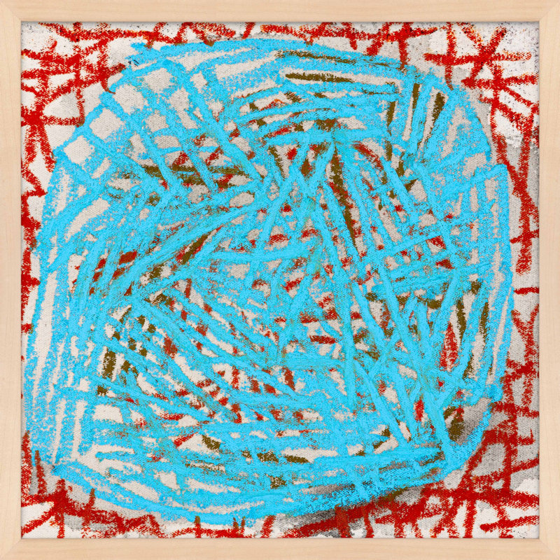 Robins Nest Print by Stephanie Dennis, 16" H x 16" W  x 1.25" D, Maple