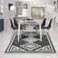 Tapis noir / blanc Lauri Southwestern-692131487